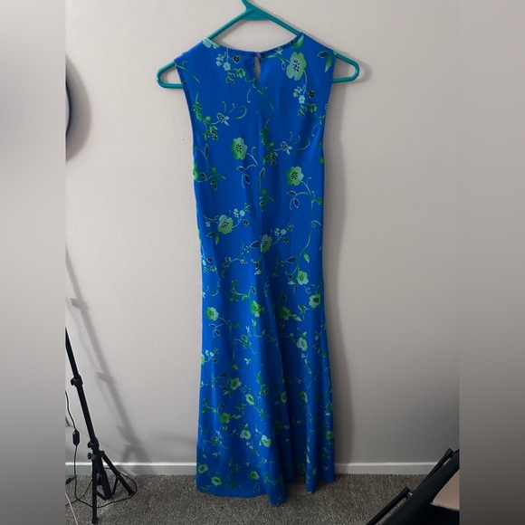 My Michelle Blue and Green Sheath Maxi Dress - Picture 3 of 4